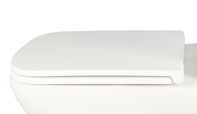Toilet Seat - For Lecico Comfort Square, Close Couple Suite, Soft Close 8001