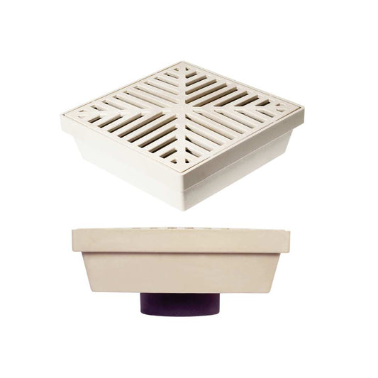 RainDrain Nylon - Sump, Outlet & Grate - Sandstone