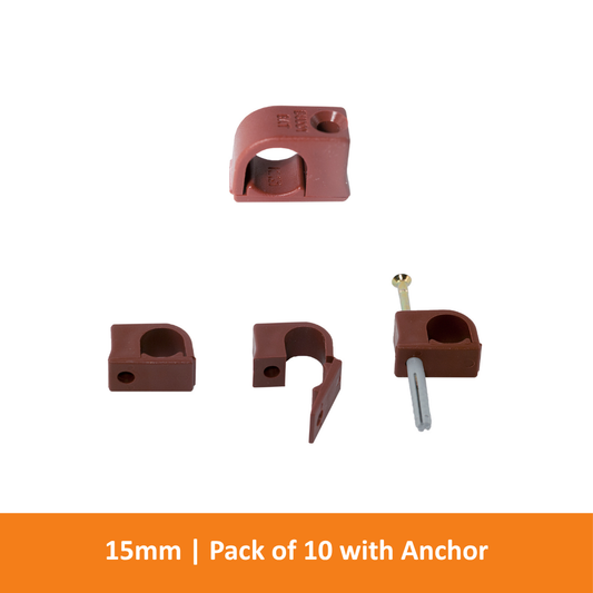 BuddyBat - 15mm Brown (Pack of 10 with Anchor)
