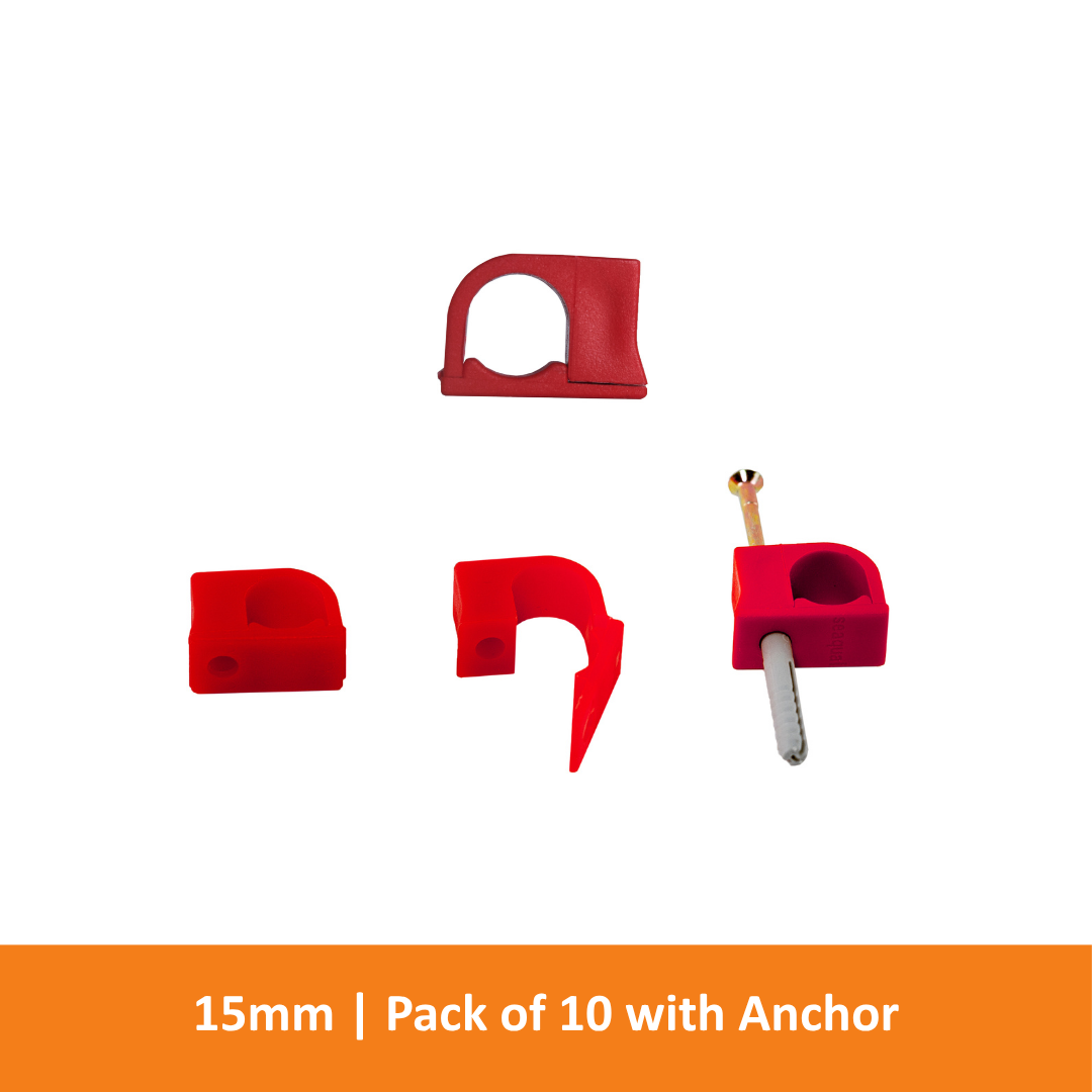 BuddyBat - 15mm Red (Pack of 10 with Anchor)
