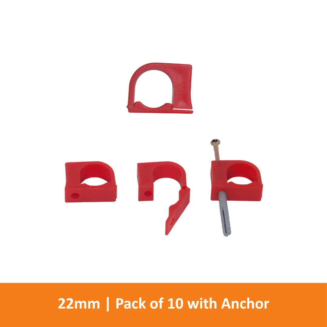 BuddyBat - 22mm Red (Pack of 10 with Anchor)