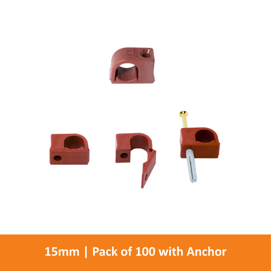 BuddyBat - 15mm Brown (Pack of 100 with Anchor)