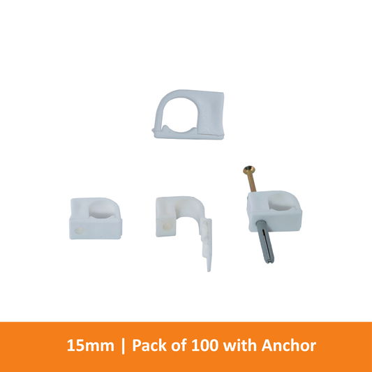 BuddyBat -15mm White (Pack of 100 with Anchor)