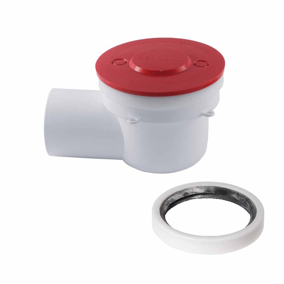 HyDrain 1st Fix with 75mm Side Outlet and Rubber Ring Socket