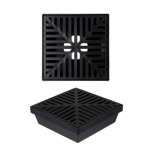 RainDrain Lite - Sump, Outlet & Grate - Black