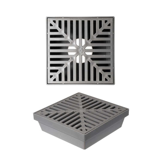 RainDrain Lite - Sump, Outlet & Grate - Grey