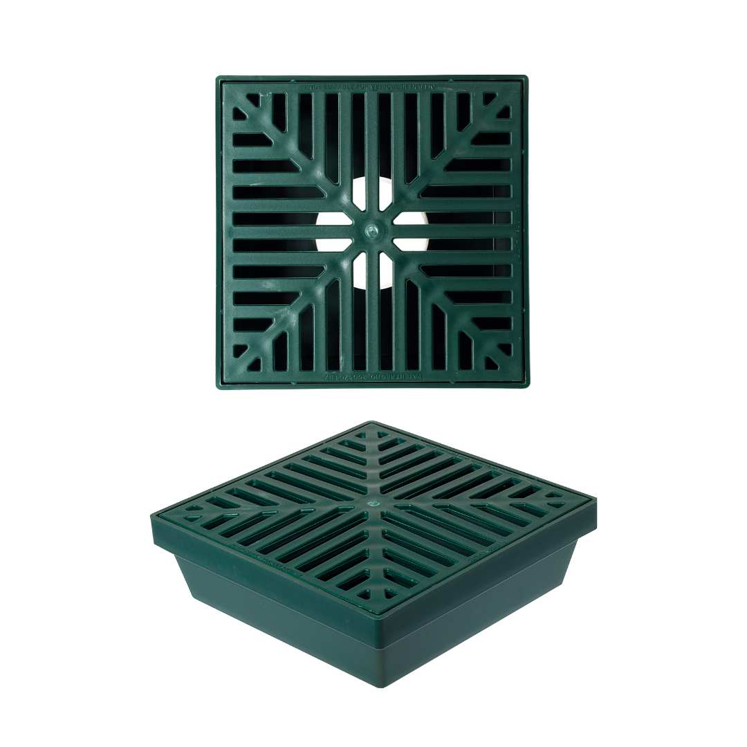RainDrain Lite - Sump, Outlet & Grate - Green