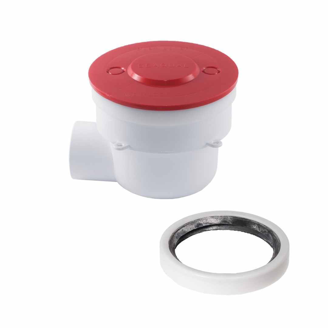 HyDrain 1st Fix with 50mm Side Outlet and Rubber Ring Socket