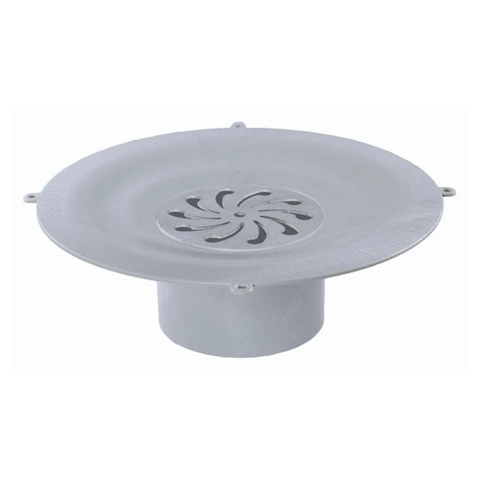 Vinyl Floor Drain 2nd Fix - Grey