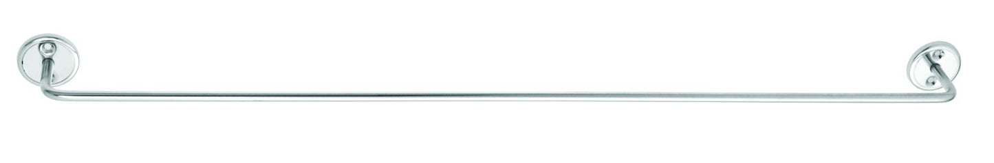 Single Towel Rail 700mm - Apollo Bathroom Accessory Bodie Range, Polished Chrome
