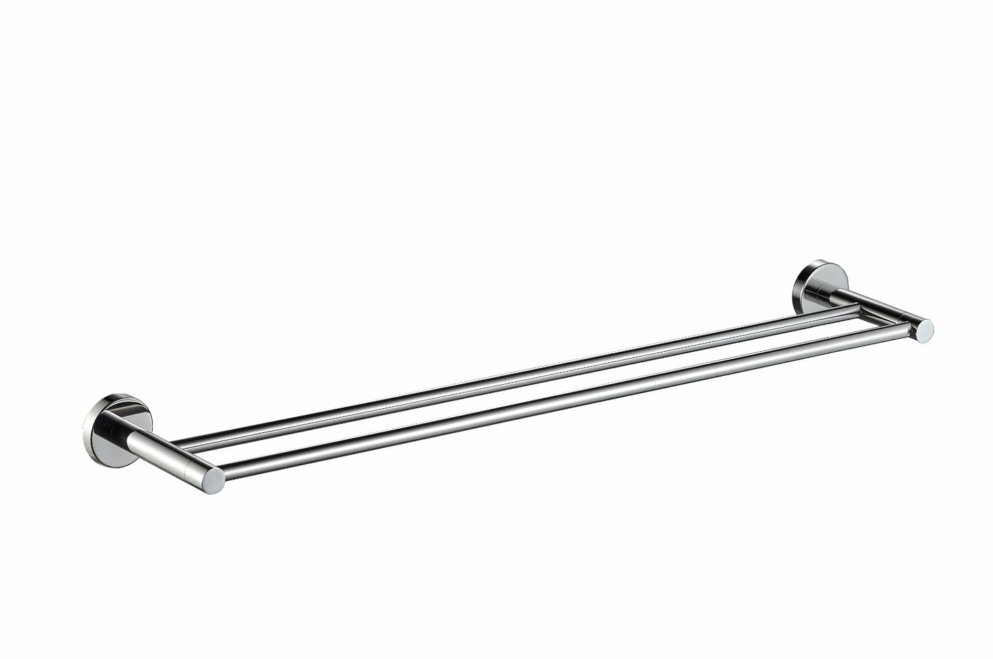Double Towel Rail 700mm - Skye Bathroom Accessory Premium Range in Polished Stainless Steel