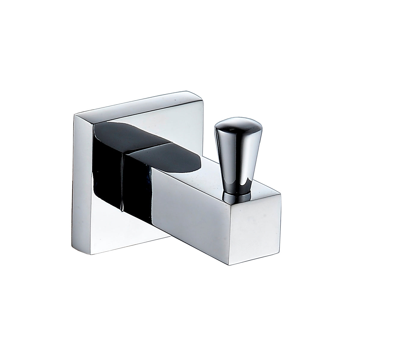 Towel Hook - Aria Bathroom Accessory Bodie Range, Polished Chrome, (L) 5.0cm | (W) 7.0cm | (H) 6.0cm