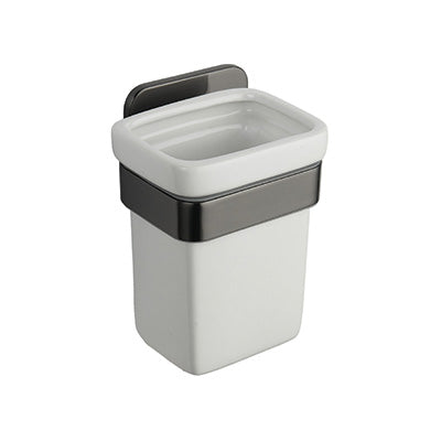 Toothbrush Tumbler - Eclipse, Bathroom Accessory Bodie Range, Gun Metal