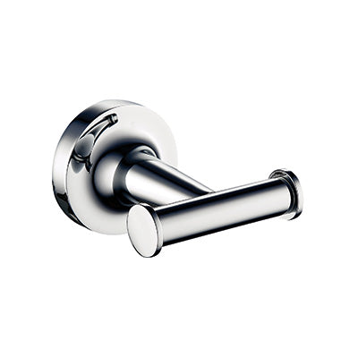 Robe Hook - Khronos, Bathroom Accessory Bodie Range, Polished Chrome, (L) 7cm | (W) 8cm | (H) 5.5cm