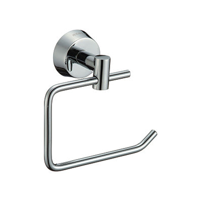 Toilet Paper Holder - Designer, Bathroom Accessory Bodie Range, Polished Chrome, (L) 11cm | (W) 5cm | (H) 10cm