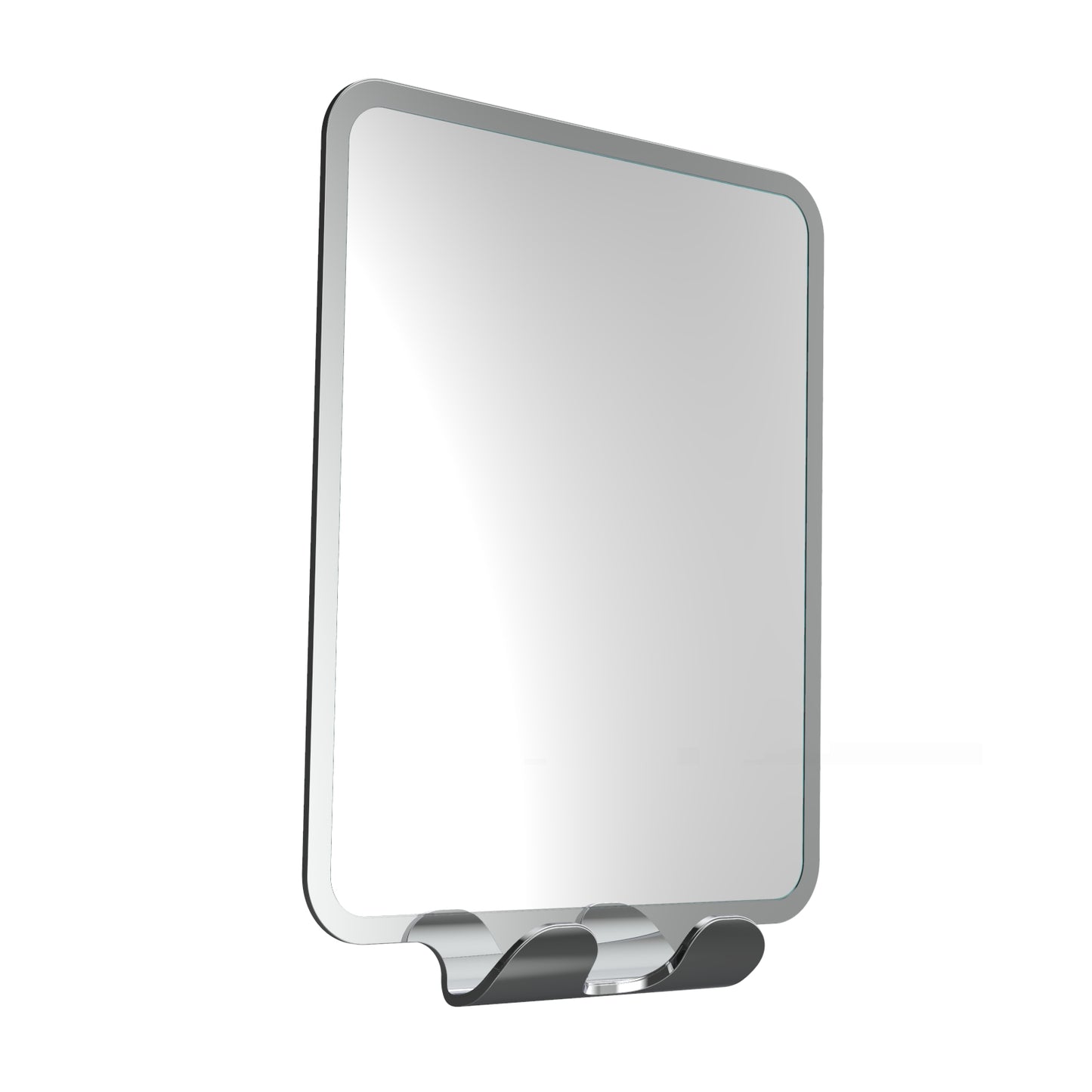 Shaving Mirror Fog Free - Fusion Loc Bathroom Accessory Range, Polished Chrome, (L) 14cm | (W) 4cm | (H) 20cm