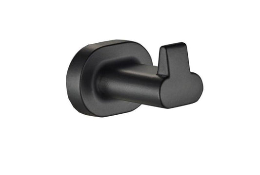 Robe/Towel Hook - Raven Bathroom Accessory Icon Conventional Range in Black