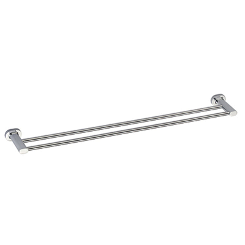 Double Towel Rail 600mm - Raven Bathroom Accessory Icon Conventional Range