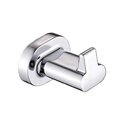 Robe/Towel Hook - Raven Bathroom Accessory Icon Conventional Range, (L) 6.4cm | (W) 6.1cm | (H) 6.3cm