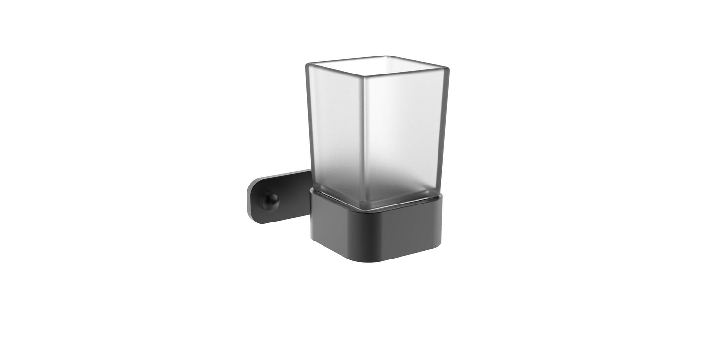 Toothbrush Holder - Ash Bathroom Accessory Icon Premium Range in Black