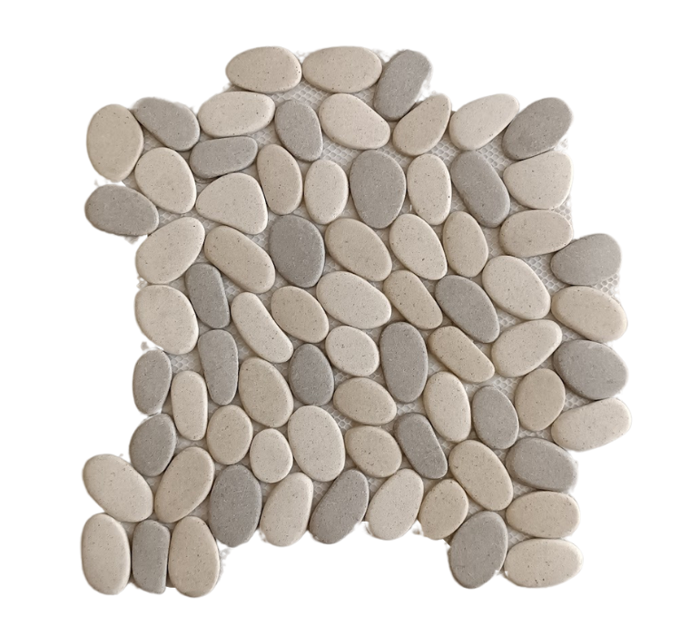 Mosaic Reconstituted Stone - Flat Pebble, Cairo, 300x300