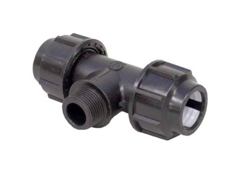 HDPE Tee male 25mmX1/2"