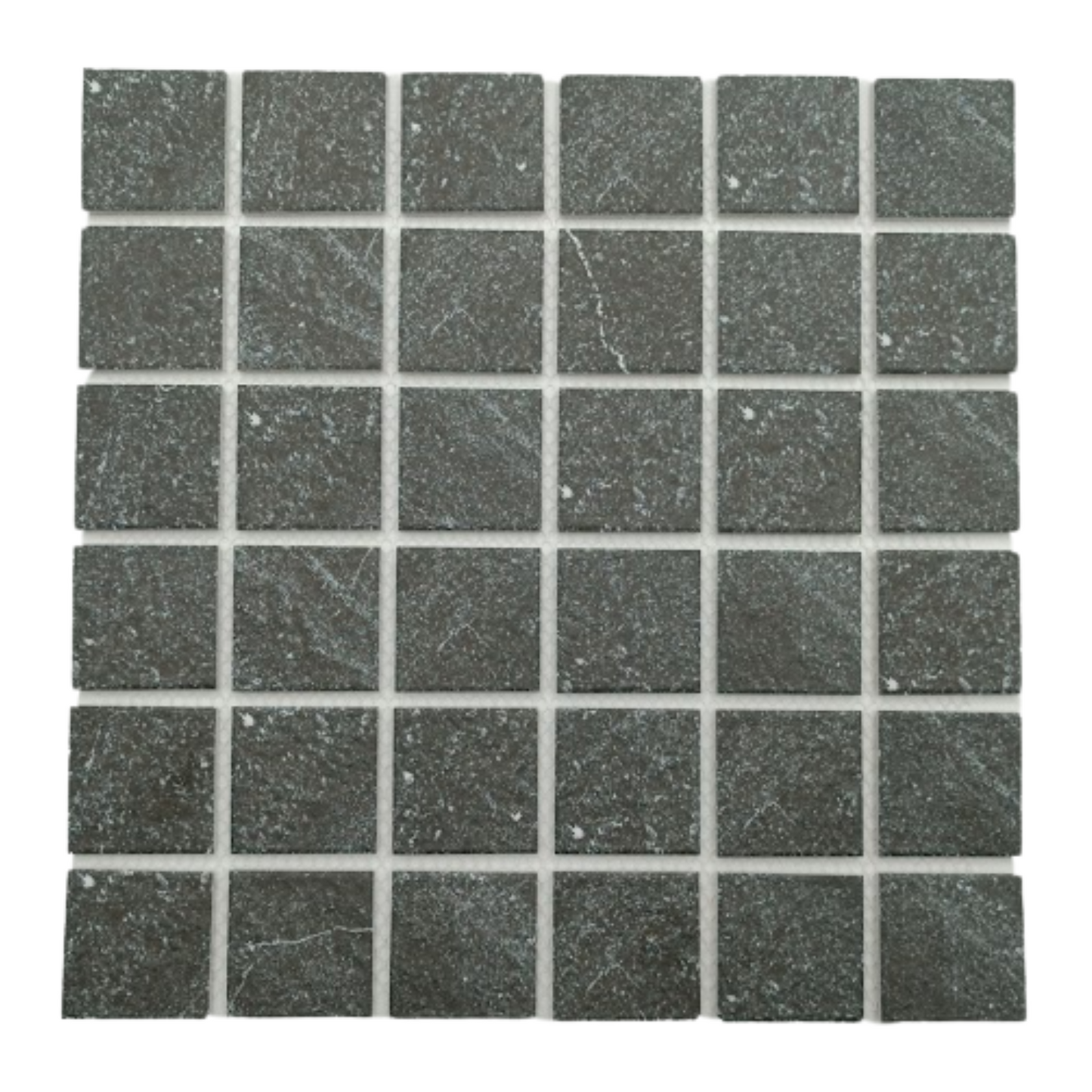 Mosaic Porcelain - Un-Glazed, Full Bodied Porcelain, Anti-Slip, Basalt Grey, 300x300mm - 45mm