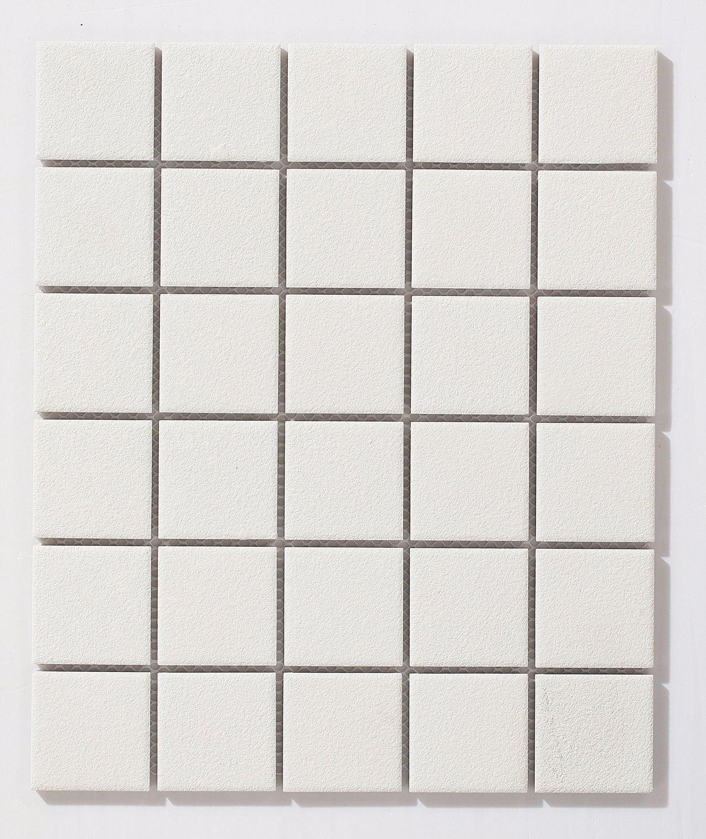 Mosaic Porcelain - Glazed, Full Bodied porcelain, White, Anti-Slip, 300x300 - 48mm