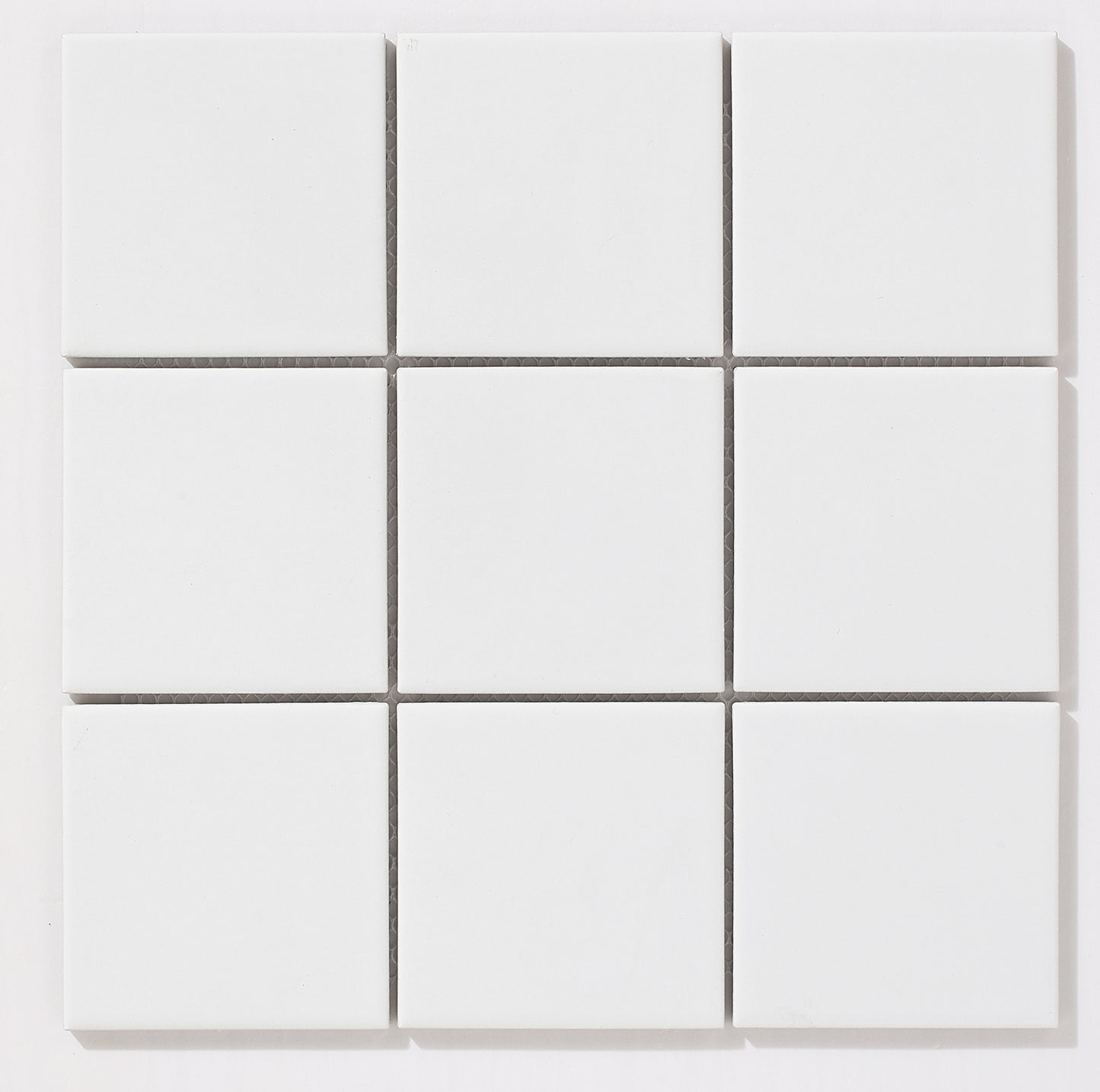 Mosaic Porcelain - Glazed, Square, White, Matt, Large, 300x300 - 97mm