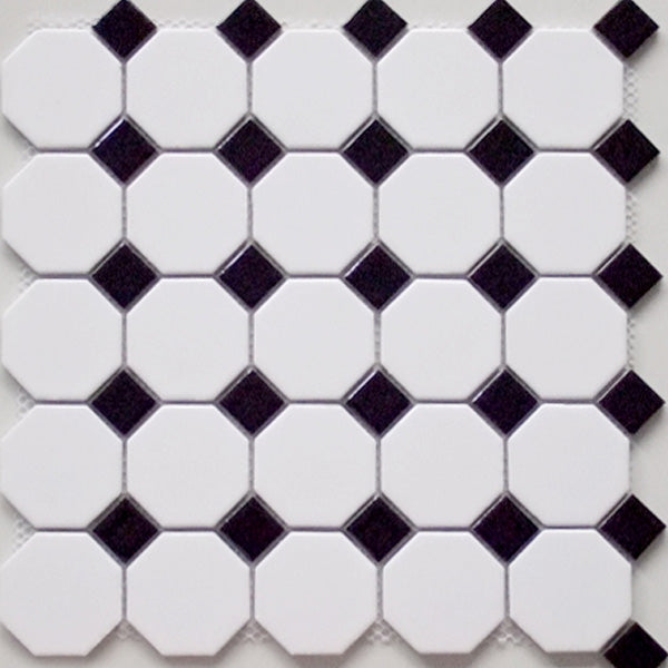 Mosaic Porcelain - Glazed, Victorian, Gloss, 300x300 - 56mm