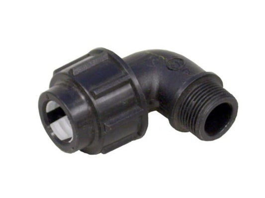 HDPE Elbow male 25mmX1"
