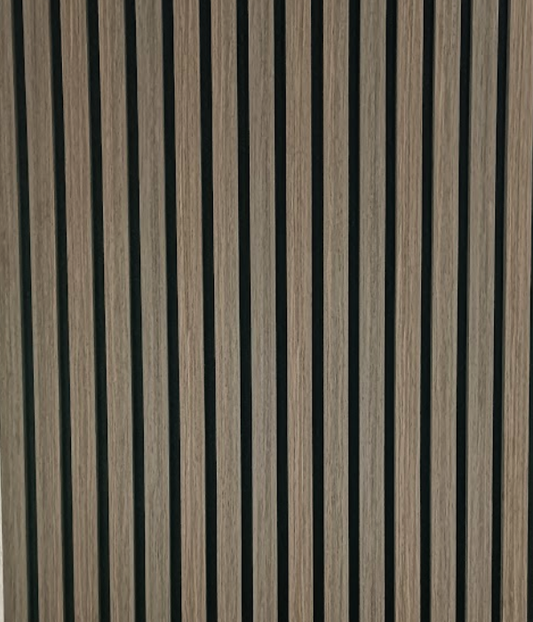 Wall Panel WPC - Acoustic Collection – Urban Teak, 2700x600mm (Box of 4, 6.48m² per box)
