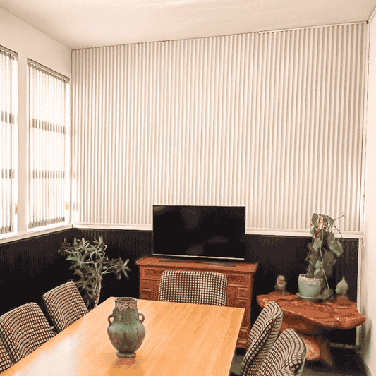 Wood Polymer Composite (WPC) Panels – White Linen, 2700x165mm (Box of 14, 6.24m² per box)