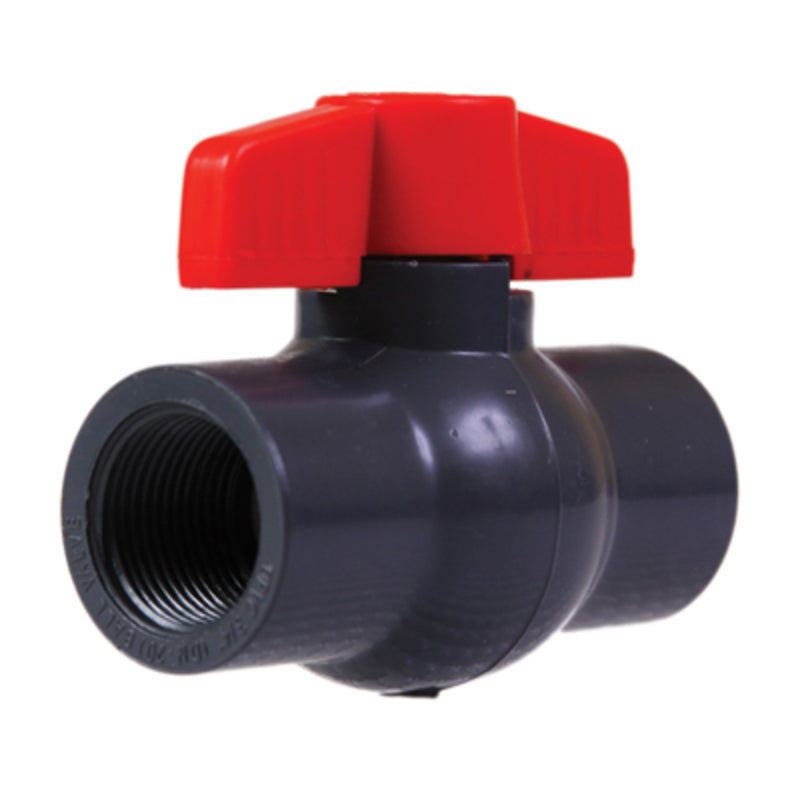 Lever Ball Valve - FxF, Plastic, 3/4"
