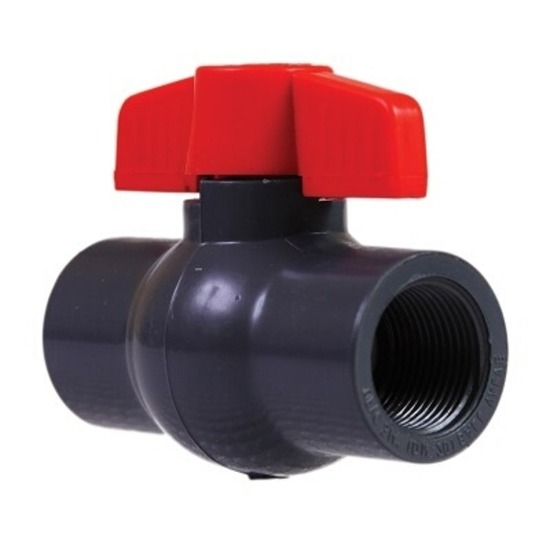 Lever Ball Valve - FxF, Plastic, 1 1/2"