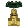 Gate Valve - FxF, Brass, 3/4