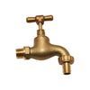Tap Hosebib - Brass, Heavy Pattern, 1/2