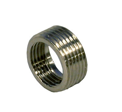 Bush - Brass, Chrome Plated Finish, 3/8"x1/2"