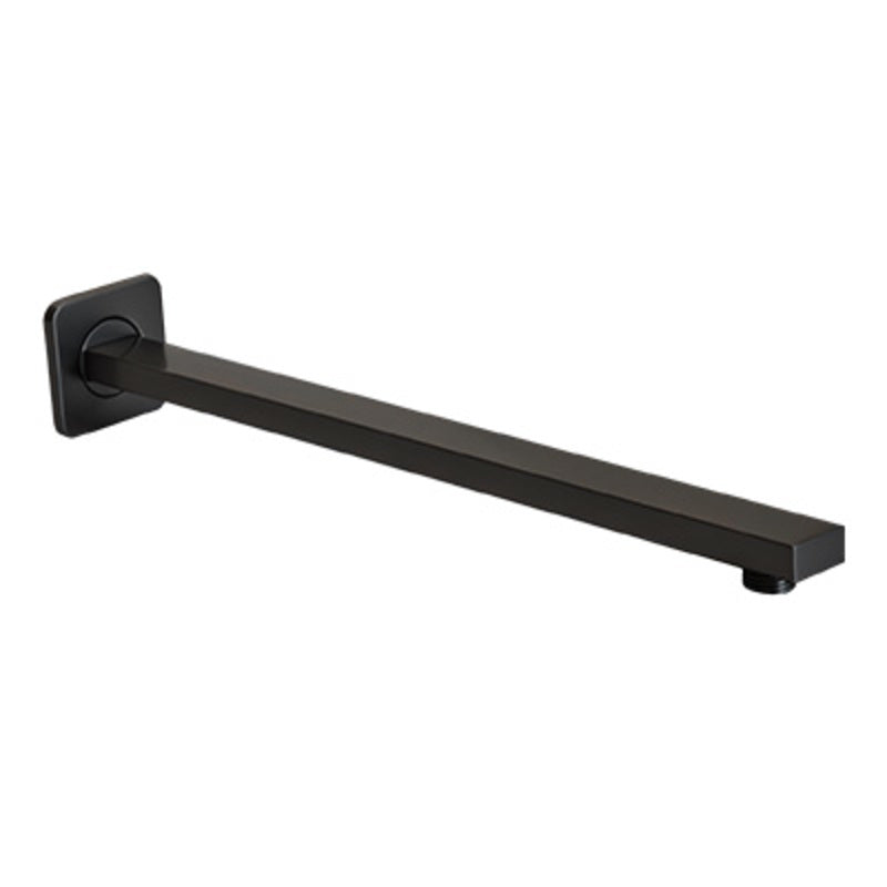 Shower Arm - Premium Range Rectangular, Matt Black Finish