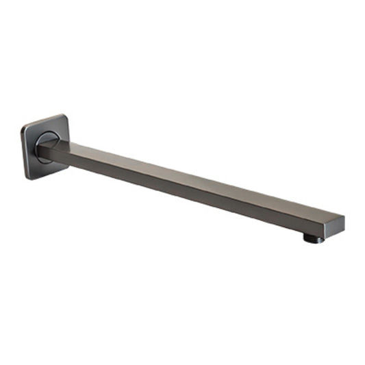Shower Arm - Premium Range Rectangular Brushed Gun Metal Finish
