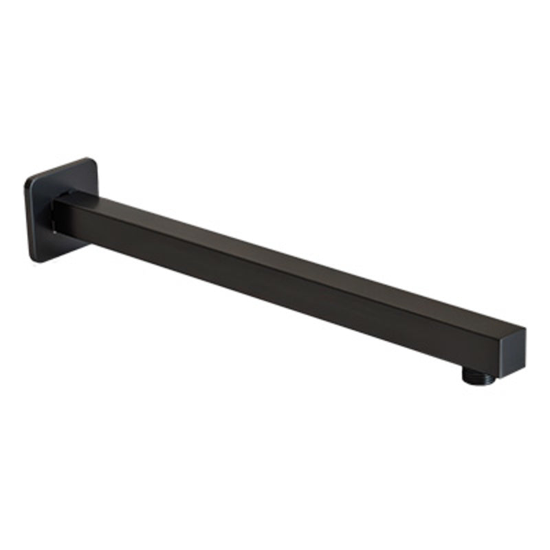 Shower Arm - Premium Range Square, Matt Black Finish