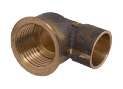 Copper Elbow Reducer 90° CxFI 15mmx3/4"
