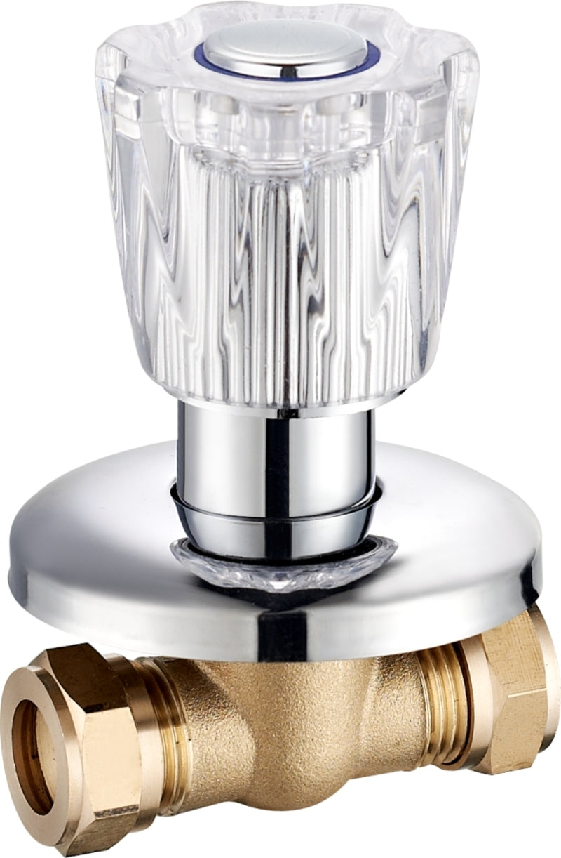 Undertile Stoptap 1/2" CxC – Aries Icon Range, Conventional Bathroom Tap