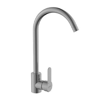 Sink Mixer Deck Type – Aquarius Premium Icon Range, Brushed Stainless Steel Finish