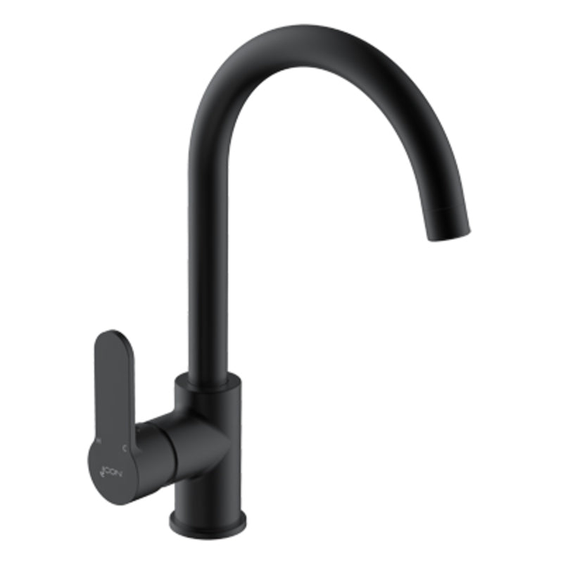 Sink Mixer Deck Type – Aquarius Icon Range, Matt Black Finish