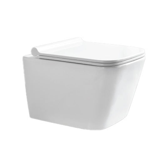 Wall-Hung Pan Ash – Square, Polished White, Icon Premium Range