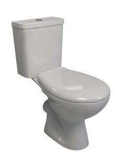 Close Coupled Suite Amalphi - Lecico, Polished White, Dual Flush, Incl Mech, No Seat (Excl Pan Fixations)