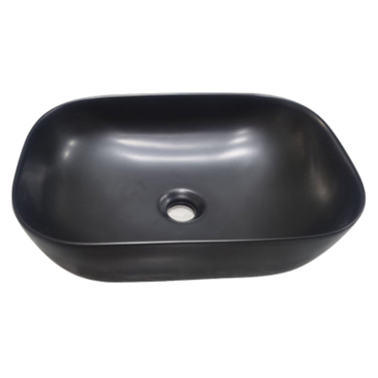 Basin Free Standing Ash – Ceramic, Icon Premium Range, Black