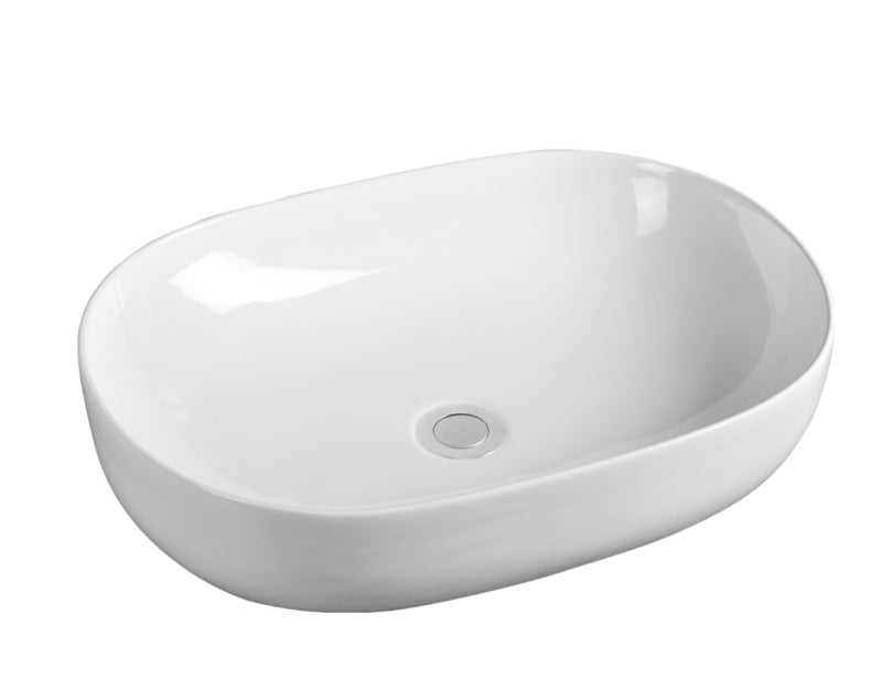 Basin Free Standing Olivia– Ceramic, Icon Premium Range, White