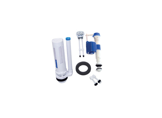 Toilet Mechanism - For Top Flush Close Coupled Suite, Dual Flush